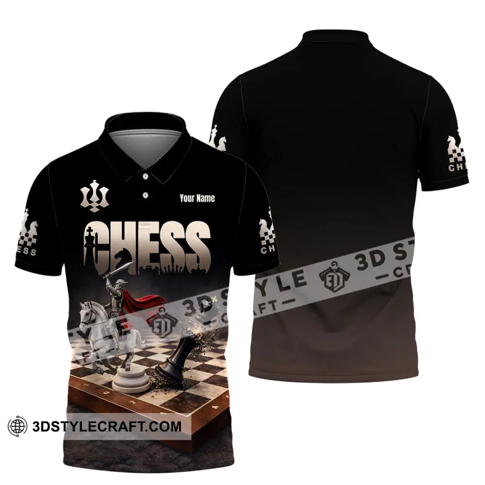 Unisex Shirt - Custom Chess 3D Shirt Polo Shirt / S T-shirt
