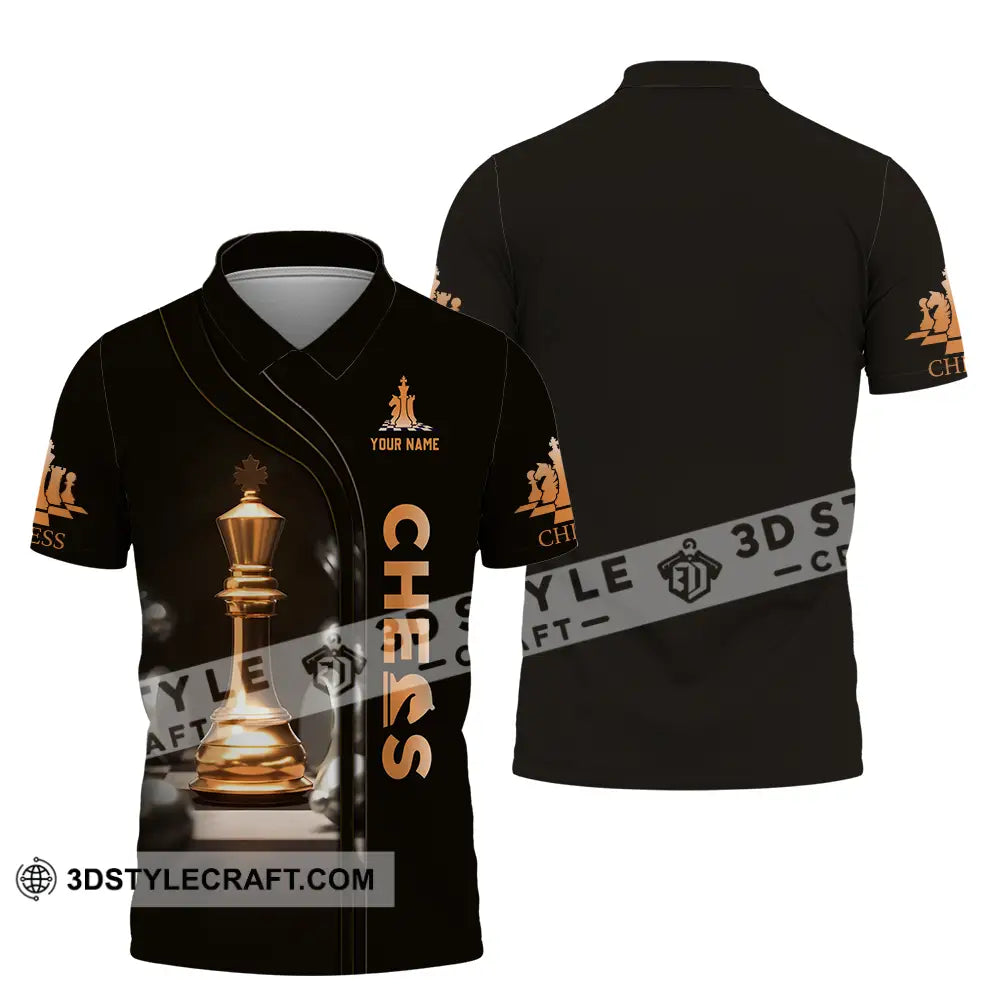 Unisex Shirt - Custom Chess 3D Shirt Polo Shirt / S T-shirt