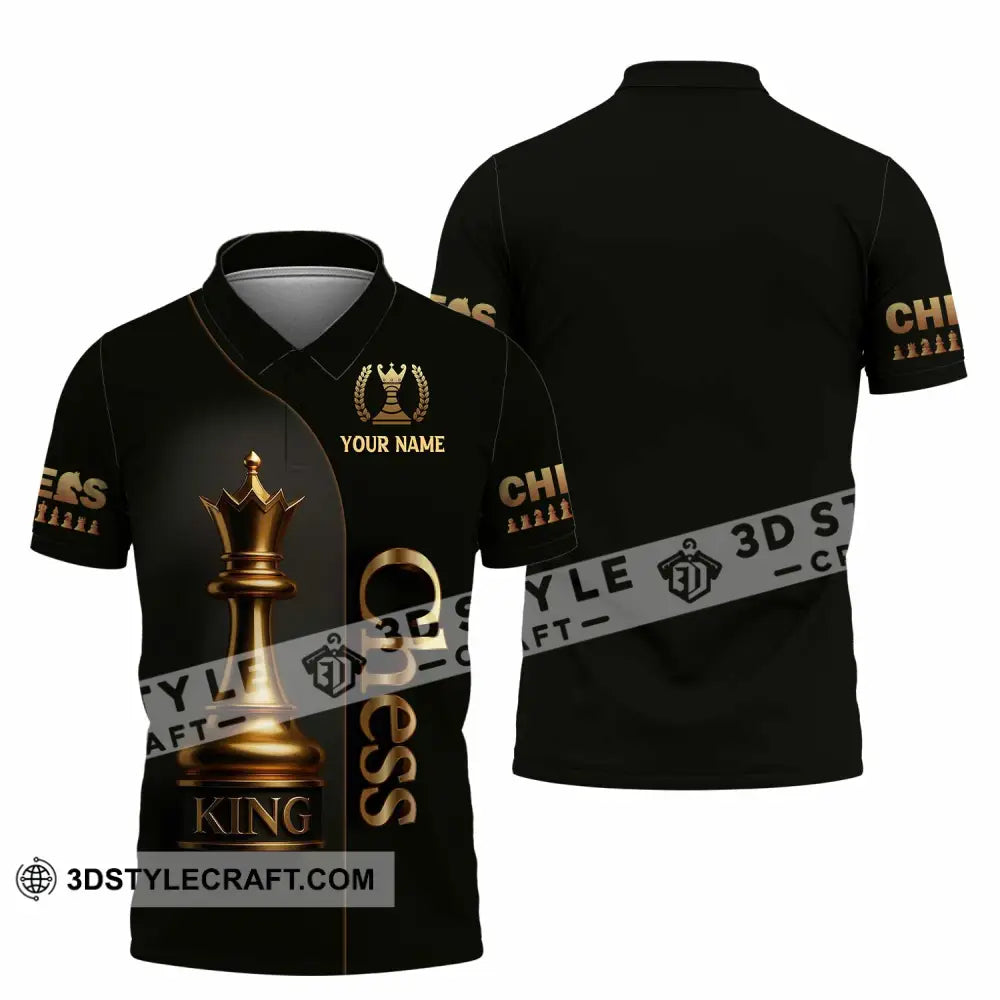 Unisex Shirt - Custom Chess 3D Shirt Polo Shirt / S T-shirt