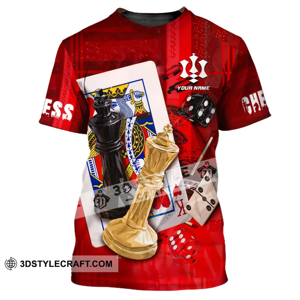 Unisex Shirt - Custom Chess 3D Shirt T-Shirt / S T-shirt