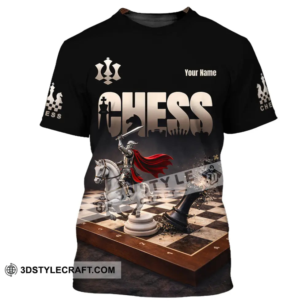 Unisex Shirt - Custom Chess 3D Shirt T-Shirt / S T-shirt