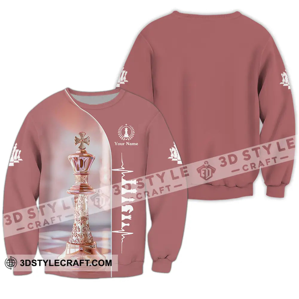 Unisex Shirt Custom Chess Shirt Long Sleeve / S T shirt
