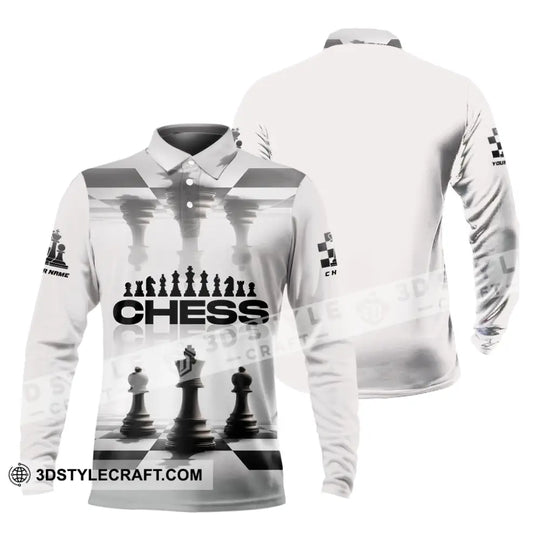 Unisex Shirt - Custom Chess Lover 3D Shirt style option 4