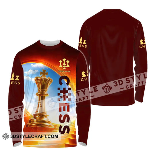 Unisex Shirt - Custom Chess Lover 3D Shirt style option 3