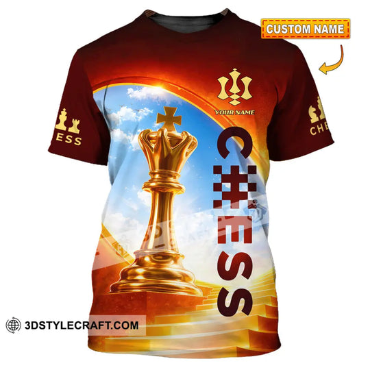 Unisex Shirt - Custom Chess Lover 3D Shirt style option 1