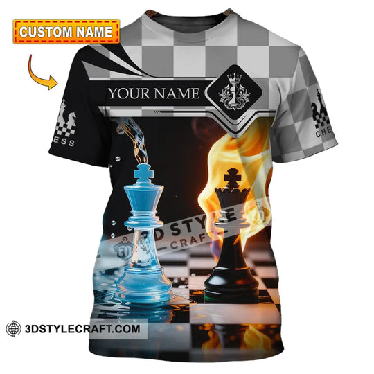 Unisex Shirt - Custom Chess Player 3D Shirt style option 1
