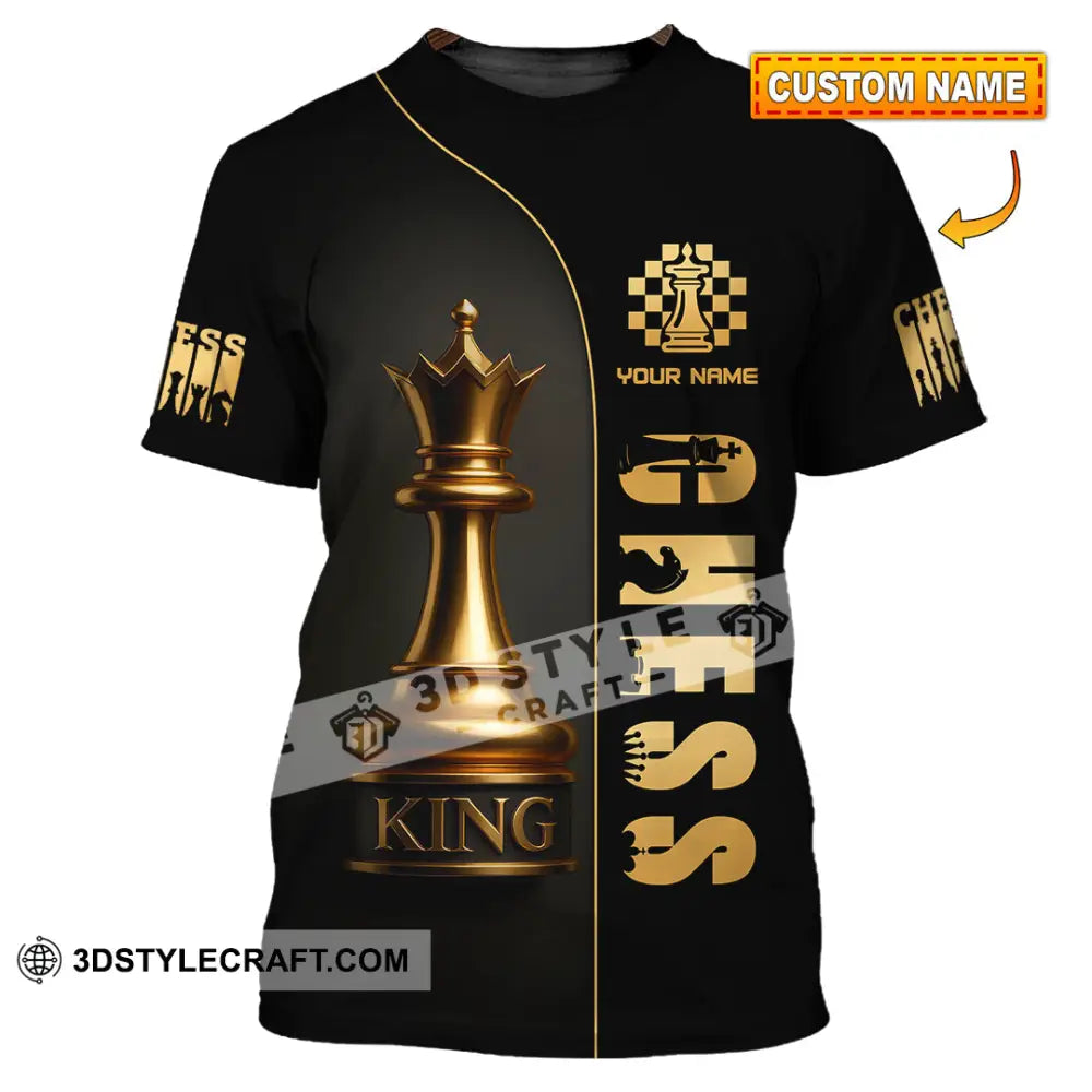 Unisex Shirt - Custom Chess Player 3D Shirt T-shirt