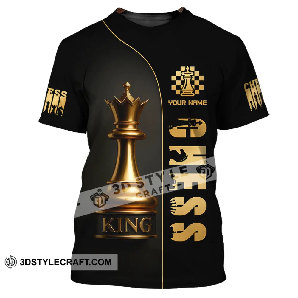 Unisex Shirt - Custom Chess Player 3D Shirt T-Shirt / S T-shirt