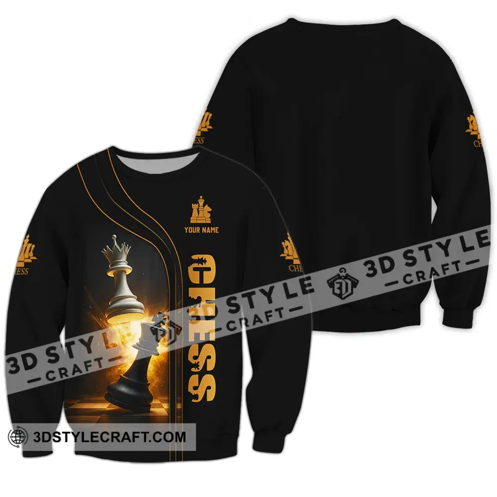 Unisex Shirt Custom Chess Player Shirt Long Sleeve / S T shirt