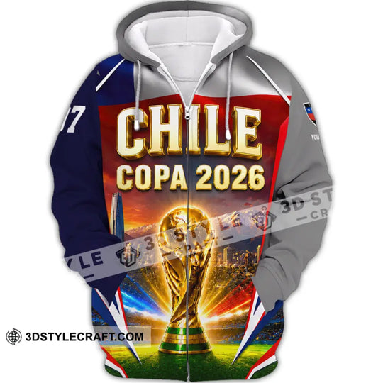 Unisex Shirt - Custom Chile Copa 2026 Shirt style option 3
