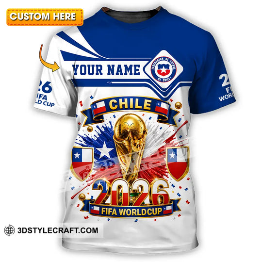 Unisex Shirt - Custom Chile World Cup 2026 Shirt style option 1