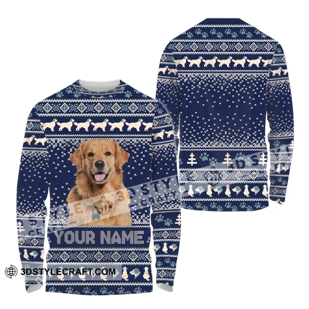 Unisex Shirt - Custom Christmas Pet 3D Shirt Long Sleeve Shirt / S T-shirt