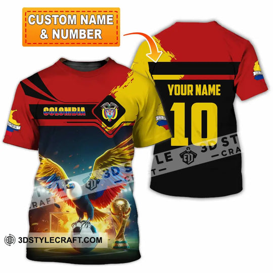 Unisex Shirt - Custom Colombia 3D Shirt style option 1