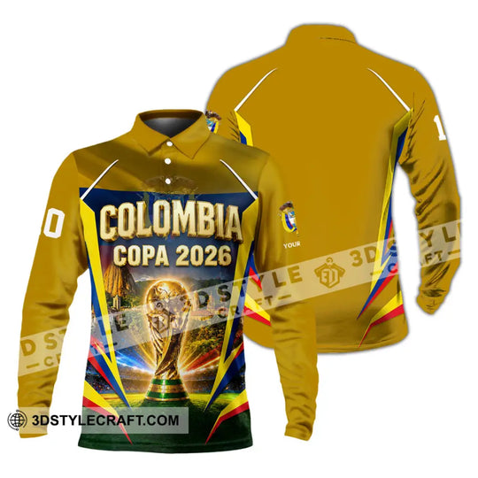 Unisex Shirt - Custom Colombia Copa 2026 Shirt style option 4