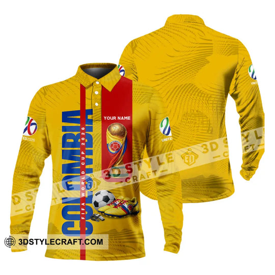 Unisex Shirt - Custom Colombia World Cup 2026 3D Shirt style option 4