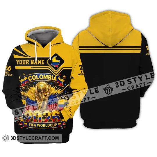 Unisex Shirt - Custom Colombia World Cup 2026 Shirt style option 3