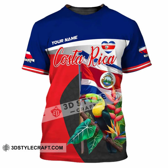 Unisex Shirt - Custom Costa Rica 3D Shirt style option 2