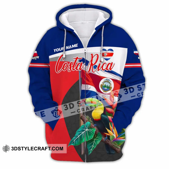 Unisex Shirt - Custom Costa Rica 3D Shirt style option 3
