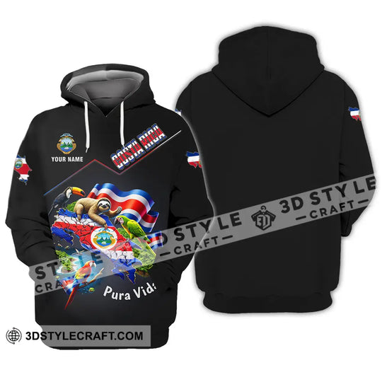 Unisex Shirt - Custom Costa Rica Pura Vida 3D Shirt style option 3
