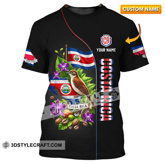 Unisex Shirt - Custom Costa Rica Pura Vida 3D Shirt style option 1