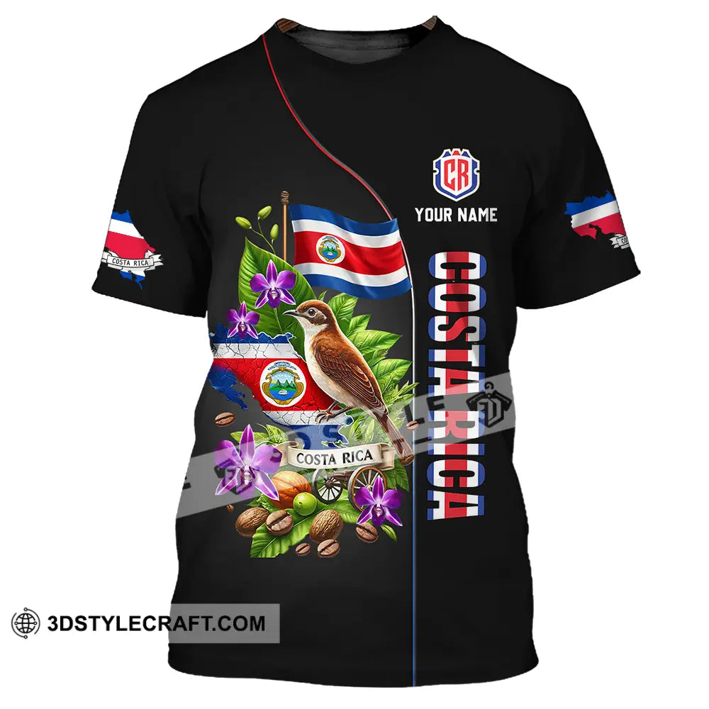 Unisex Shirt - Custom Costa Rica Pura Vida 3D Shirt T-Shirt / S T-shirt