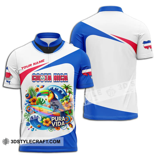 Unisex Shirt - Custom Costa Rica Pura Vida 3D Shirt style option 2