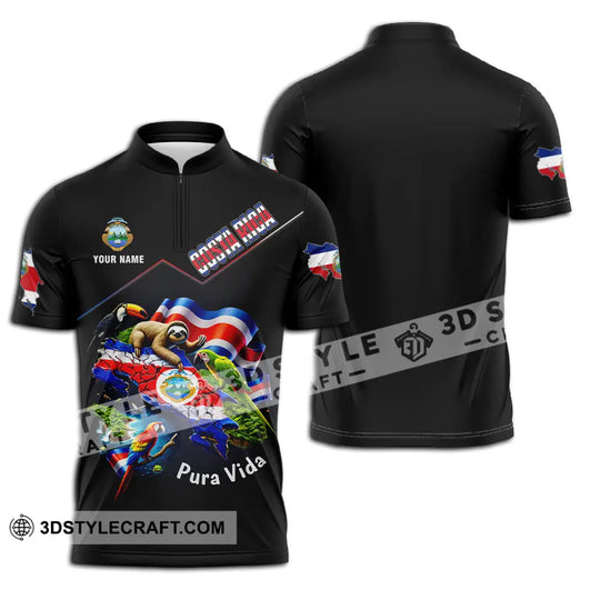 Unisex Shirt - Custom Costa Rica Pura Vida 3D Shirt style option 2