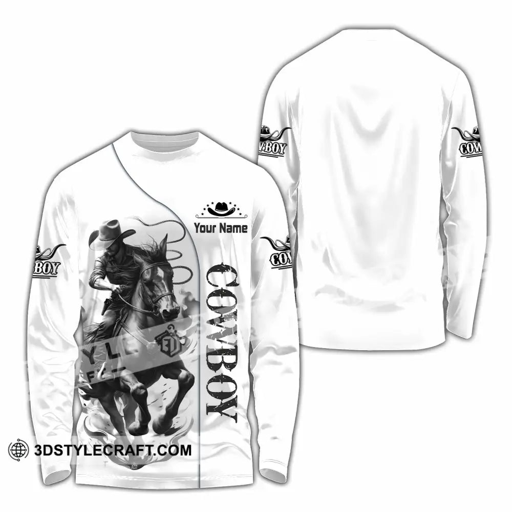 Unisex Shirt - Custom Cowboy Shirt - Long Sleeve Shirt / S - T-shirt