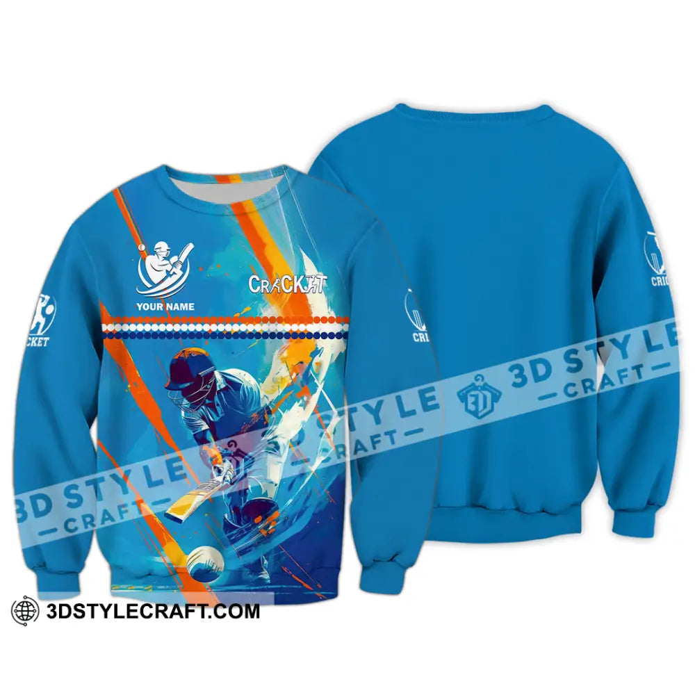 Unisex Shirt - Custom Cricket 3D Shirt Long Sleeve / S T-shirt