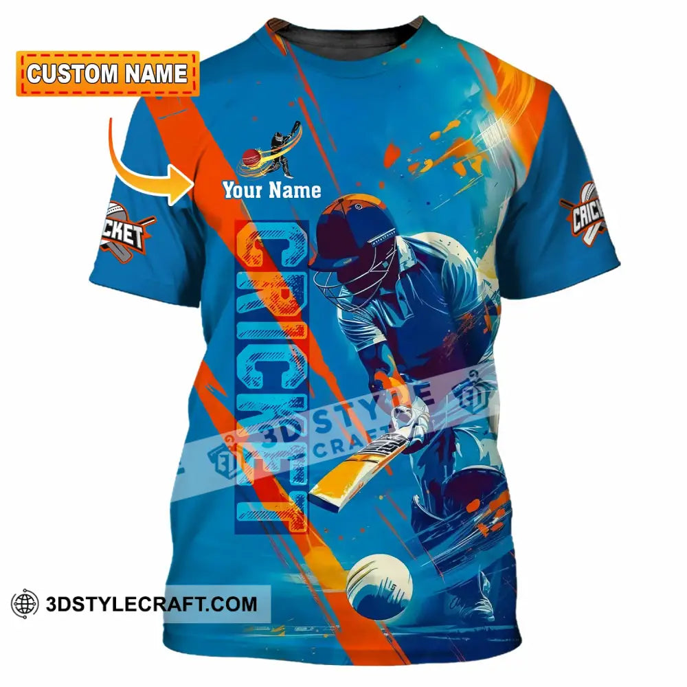 Unisex Shirt - Custom Cricket 3D Shirt T-shirt