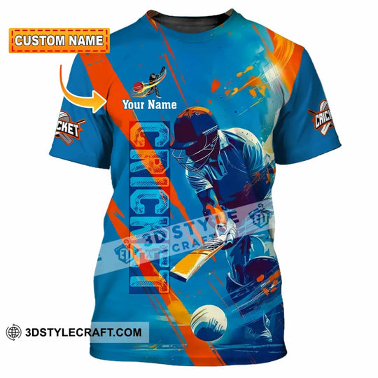 Unisex Shirt - Custom Cricket 3D Shirt style option 1