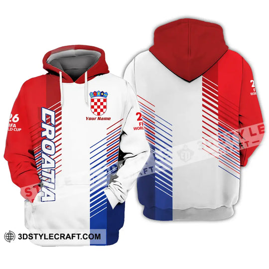 Unisex Shirt - Custom Croatia 3D Shirt style option 3