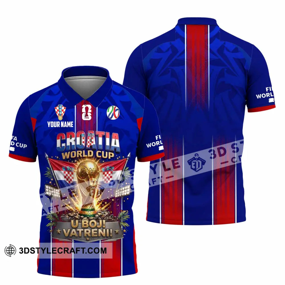 Unisex Shirt - Custom Croatia World Cup 2026 Shirt - Polo Shirt / S - T-shirt