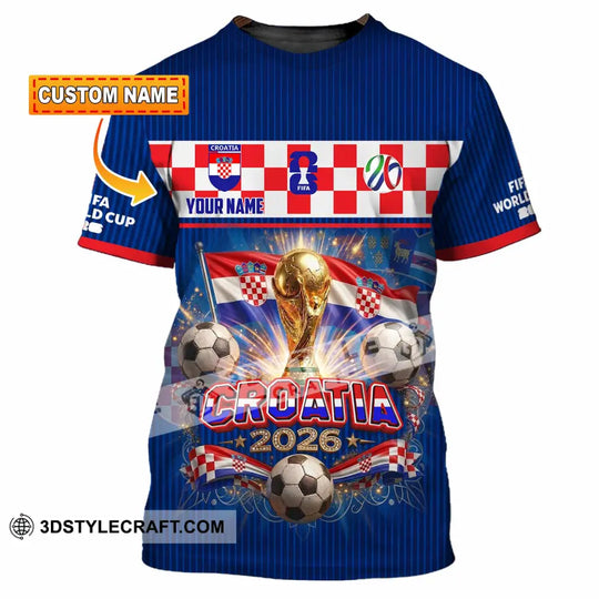 Unisex Shirt - Custom Croatia World Cup 2026 Shirt style option 1