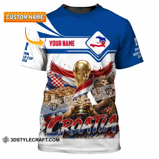 Unisex Shirt - Custom Croatia World Cup 2026 Shirt style option 1