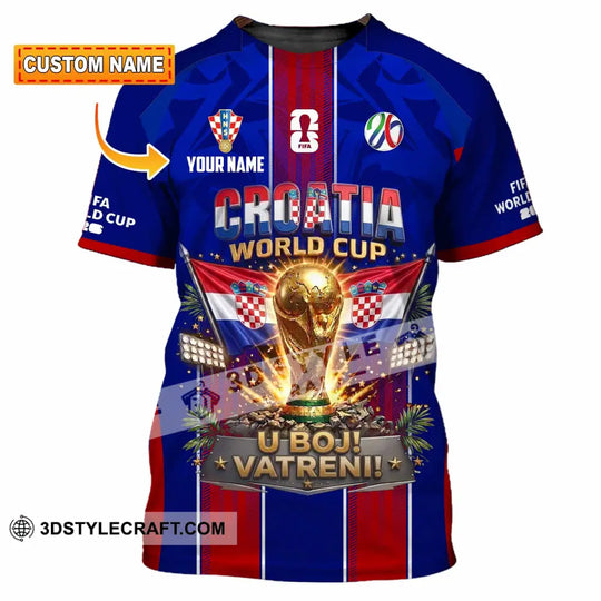 Unisex Shirt - Custom Croatia World Cup 2026 Shirt style option 1