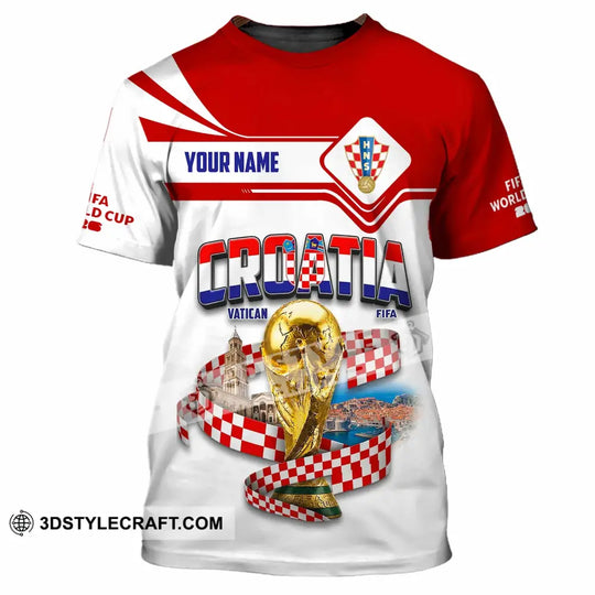 Unisex Shirt - Custom Croatia World Cup 2026 Shirt style option 2
