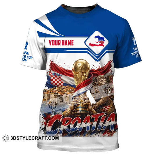 Unisex Shirt - Custom Croatia World Cup 2026 Shirt style option 4