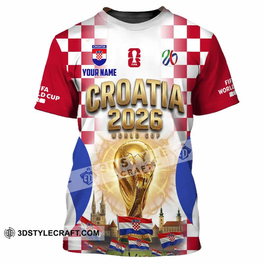 Unisex Shirt - Custom Croatia World Cup 2026 Shirt style option 2