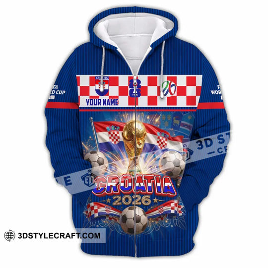 Unisex Shirt - Custom Croatia World Cup 2026 Shirt style option 2