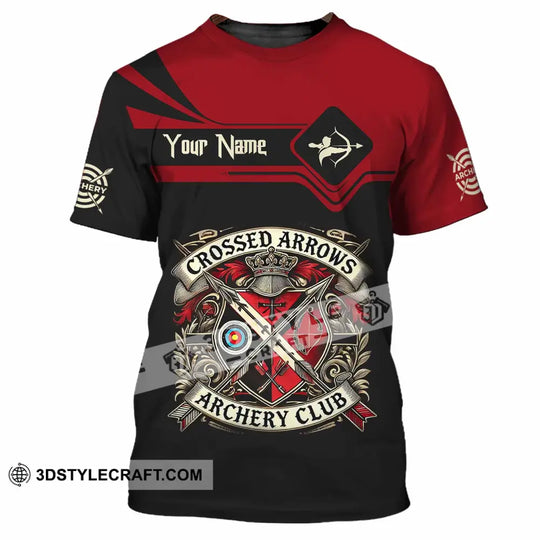 Unisex Shirt - Custom Crossed Arrows Archery Club Sport Shirt style option 2