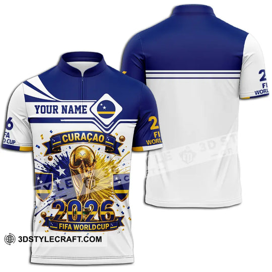 Unisex Shirt - Custom Curacao World Cup 2026 Shirt style option 2