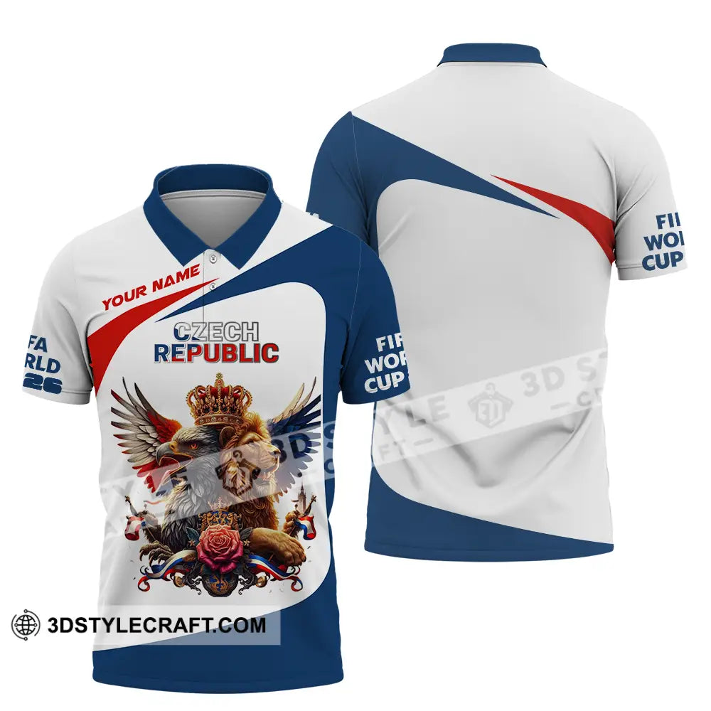 Unisex Shirt - Custom Czech Republic 3D Shirt - Polo Shirt / S - T-shirt