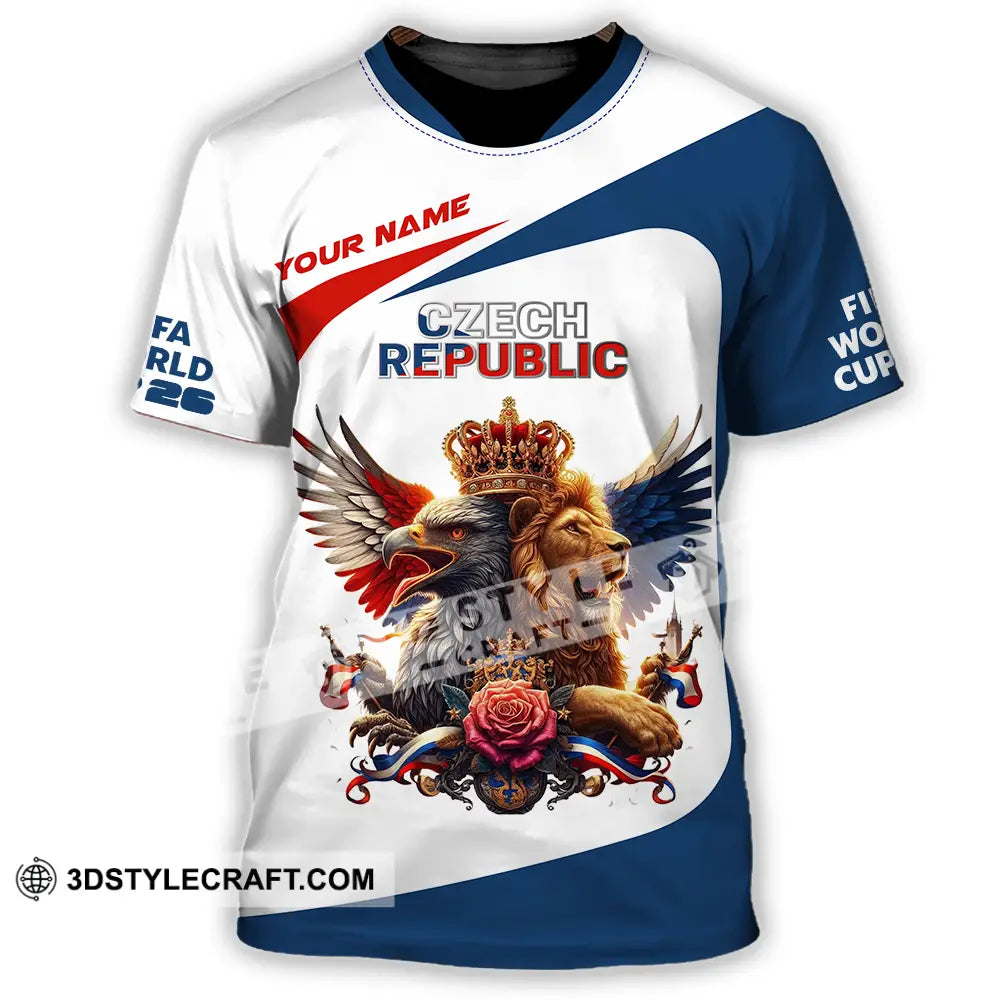 Unisex Shirt - Custom Czech Republic 3D Shirt - T-Shirt / S - T-shirt