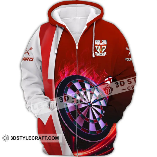 Unisex Shirt, Custom Dart England Polo Shirt, Darts Hoodie, Darts Team T-Shirt, Gift for Darts Players style option 3