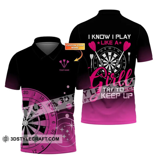 Unisex Shirt, Custom Darts Polo Shirt, Darts Hoodie, Darts Team T-Shirt, Gift for Darts Players style option 1