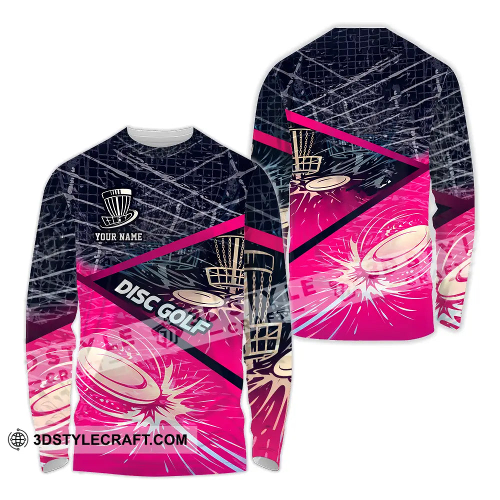 Unisex Shirt - Custom Disc Golf 3D Shirt Long Sleeve Shirt / S T-shirt