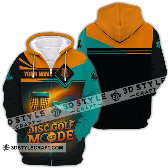 Unisex Shirt - Custom Disc Golf Mode On Shirt style option 4