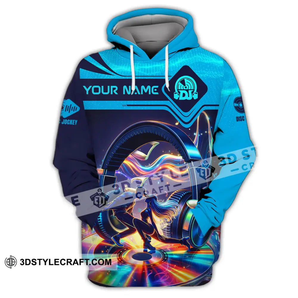 Unisex Shirt - Custom Disc Jockey 3D Shirt Hoodie / S T-shirt