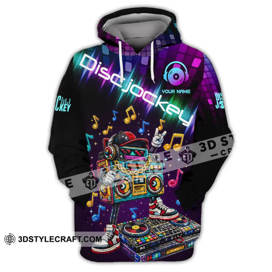 Unisex Shirt - Custom Disc Jockey 3D Shirt style option 3